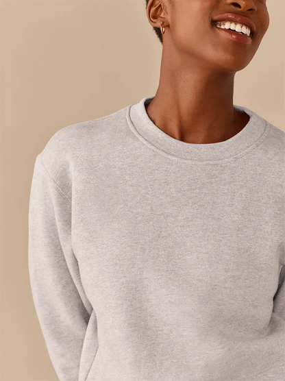 Women's Weekend Crew Sweatshirt | Vintage Heather Grey