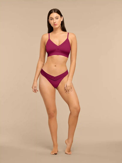 UltraModal™ Lace V-Front Thong | Cherry Cherry Baby