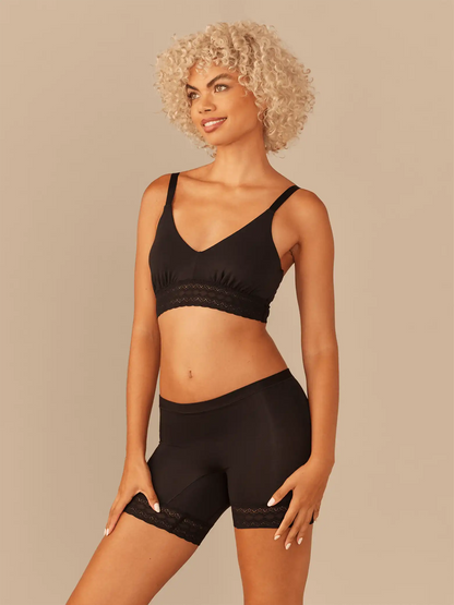 UltraModal™ Lace Long Boyshort | Black