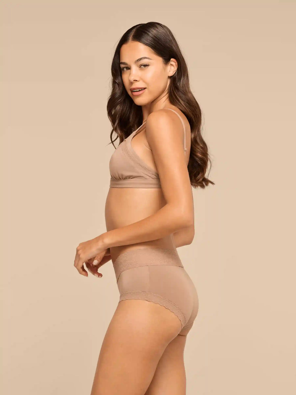 UltraModal™ Lace Triangle Bralette | Cocoa