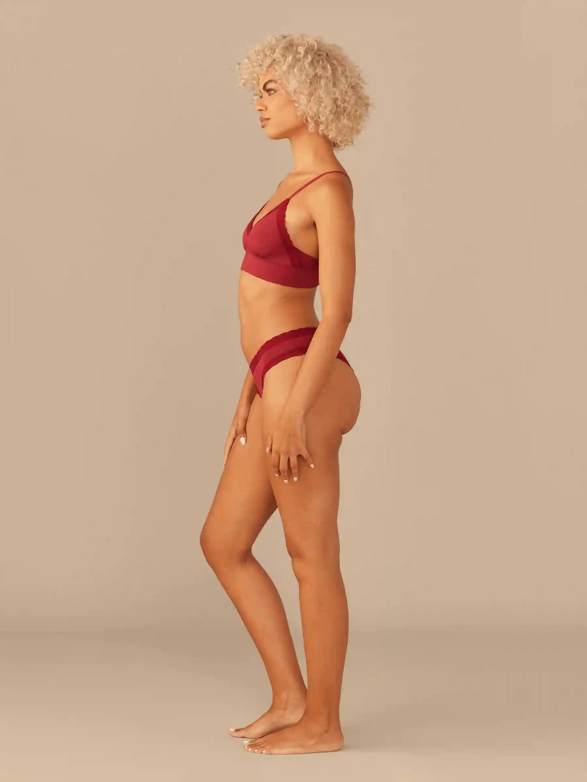 UltraModal™ Lace Plunge Bralette | Cabernet