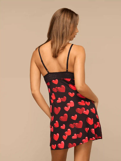 UltraModal™ Lace Chemise | Floating Hearts